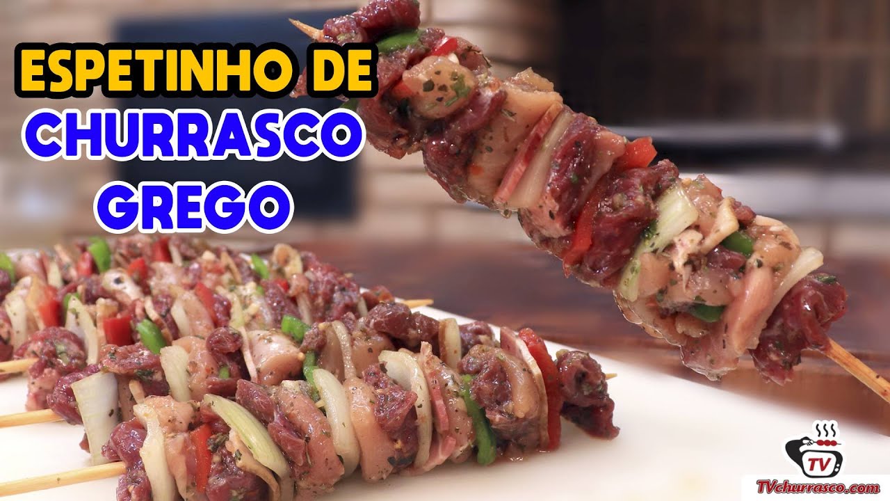 Como fazer espetinho de churrasco e firmar a carne na haste