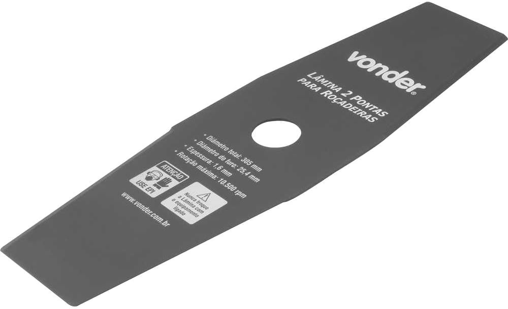 Lamina facão Vonder de 2 pontas de 305 mm para rocadeira