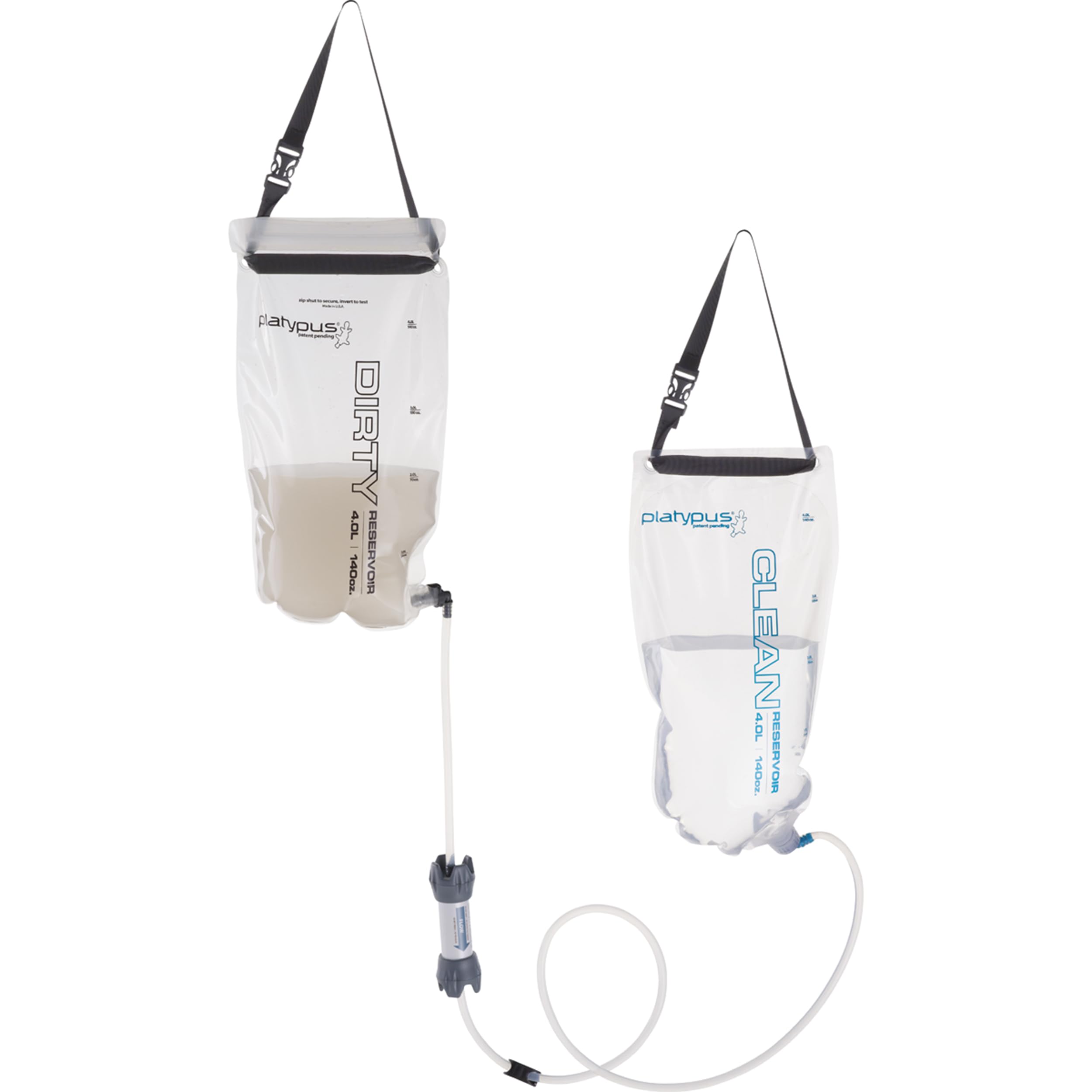 Sistema de filtragem por gravidade Platypus GravityWorks de 4 litros