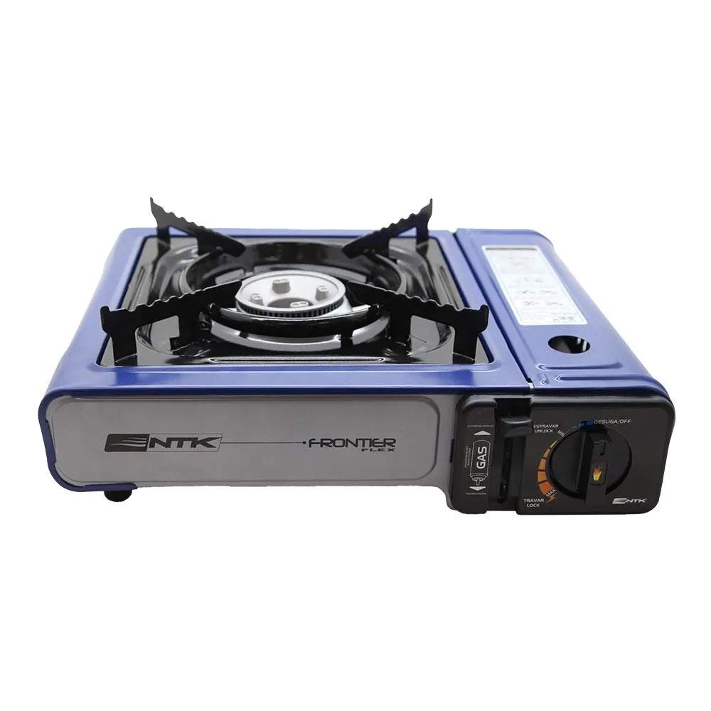 Fogareiro horizontal NTK Frontier para camping com ignição eletrônica