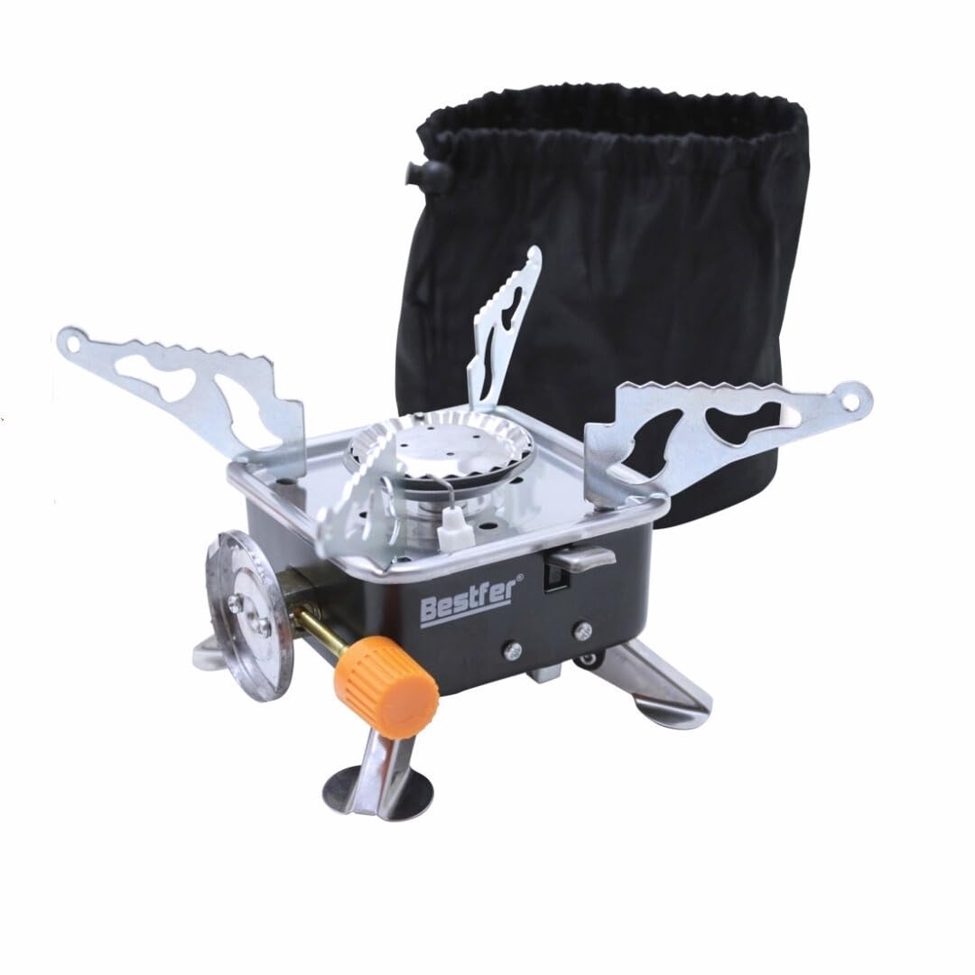 Fogareiro dobrável Bestfer BFH3007 tipo aranha para camping