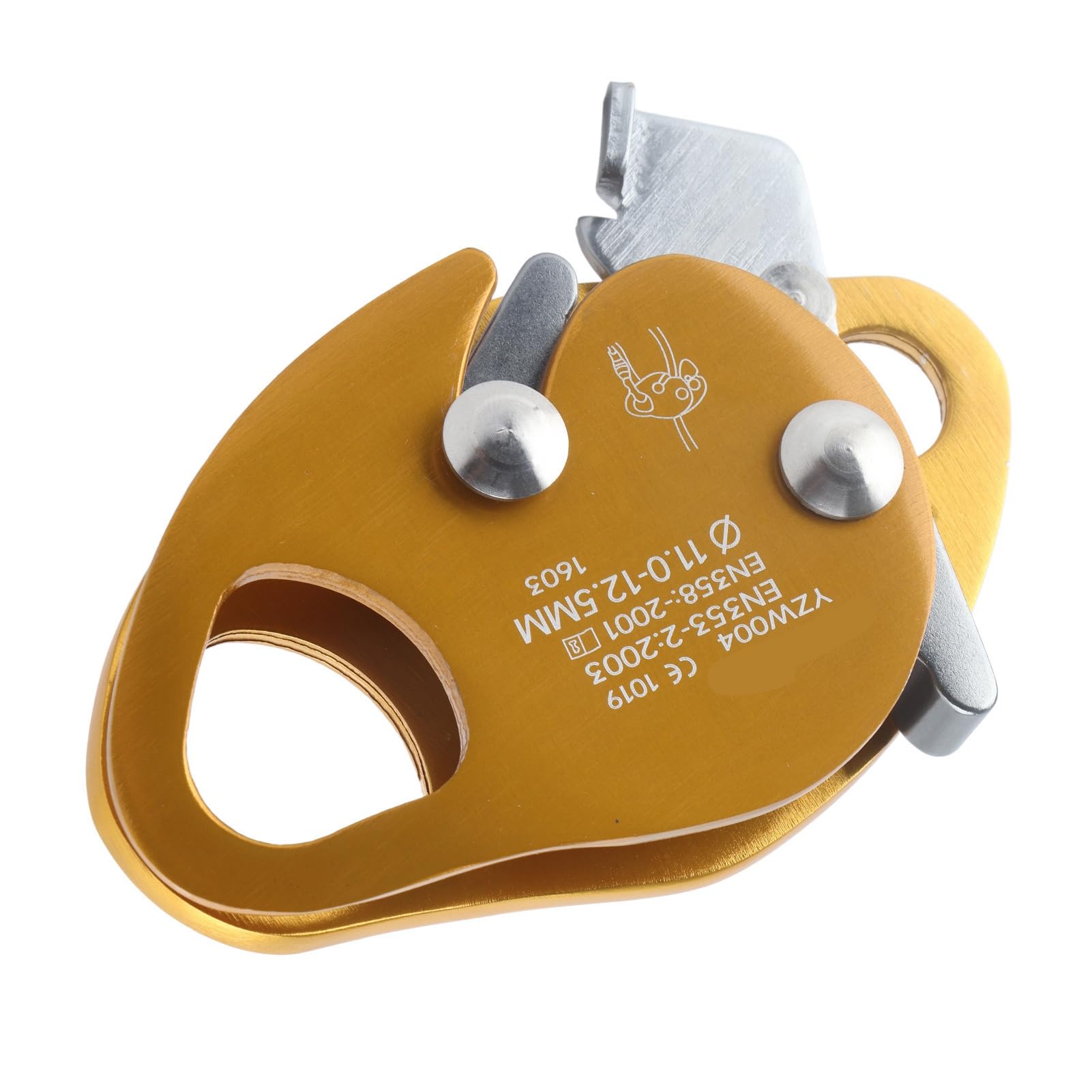 Descensor de parada automática para cordas de 11 a 12,5 mm