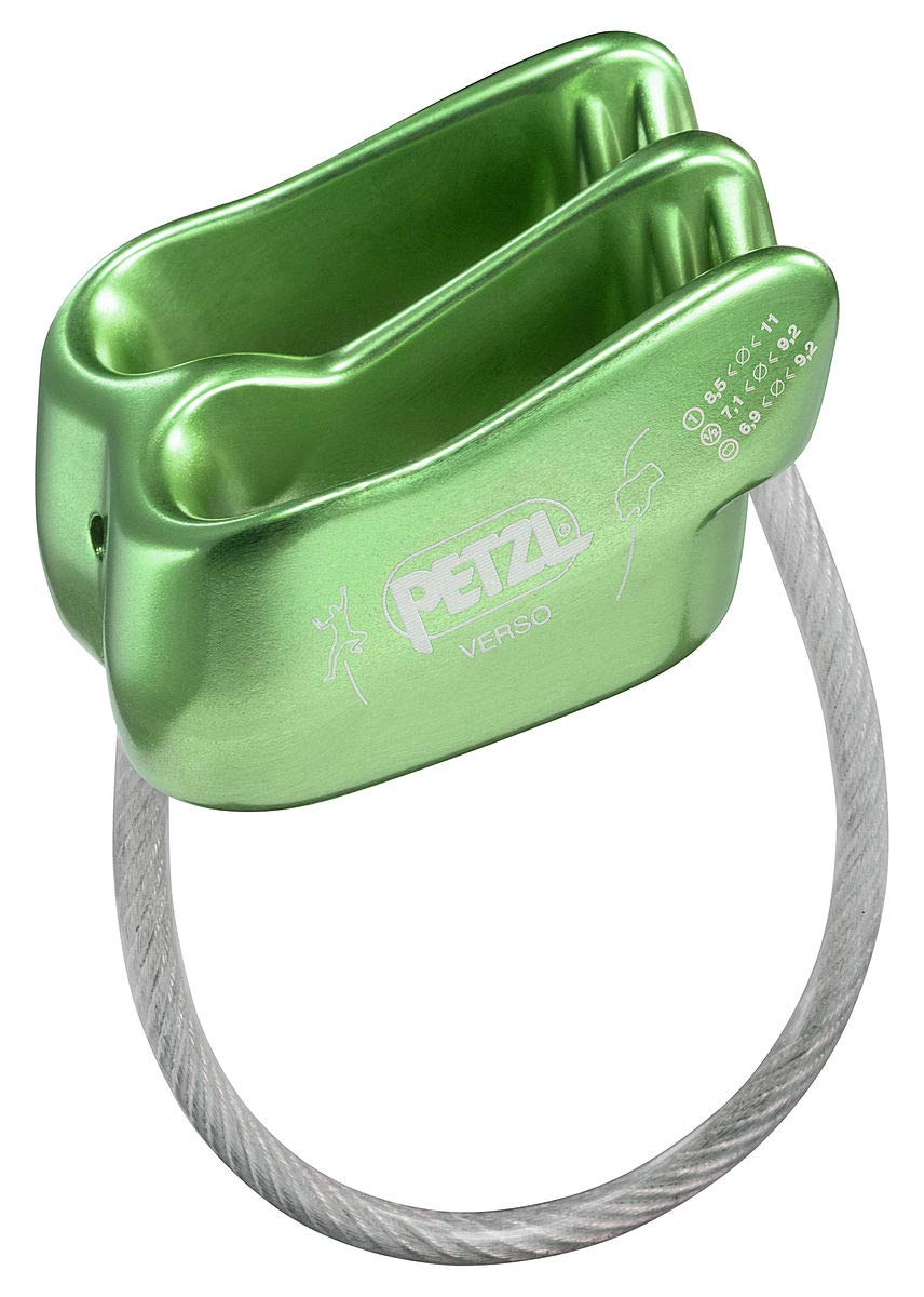 Assegurador tubular Petzl Verso para escalada