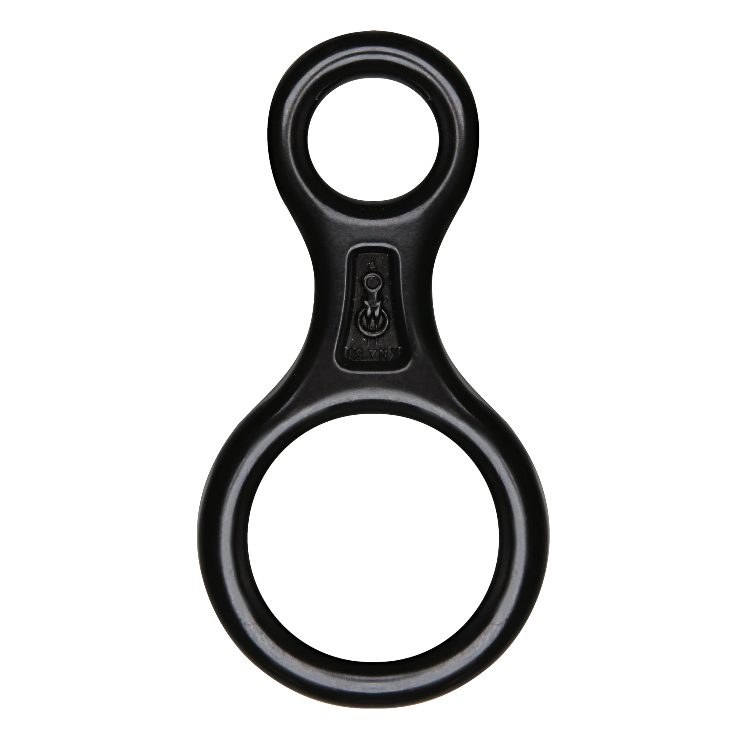 Descensor freio oito Steelflex STF FR0688 em alumínio preto