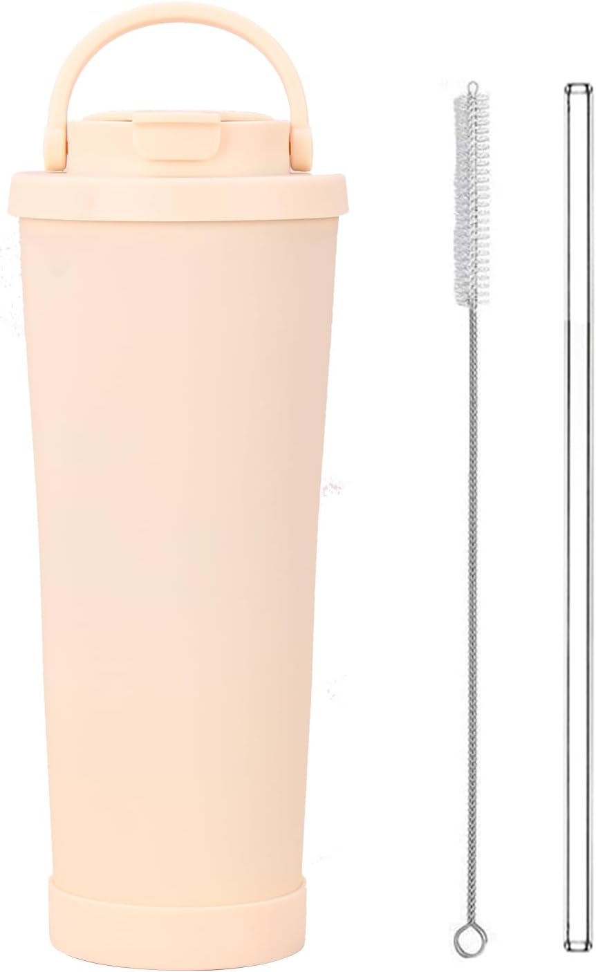 Garrafa térmica de café de 800 ml com tampa que serve como xícara