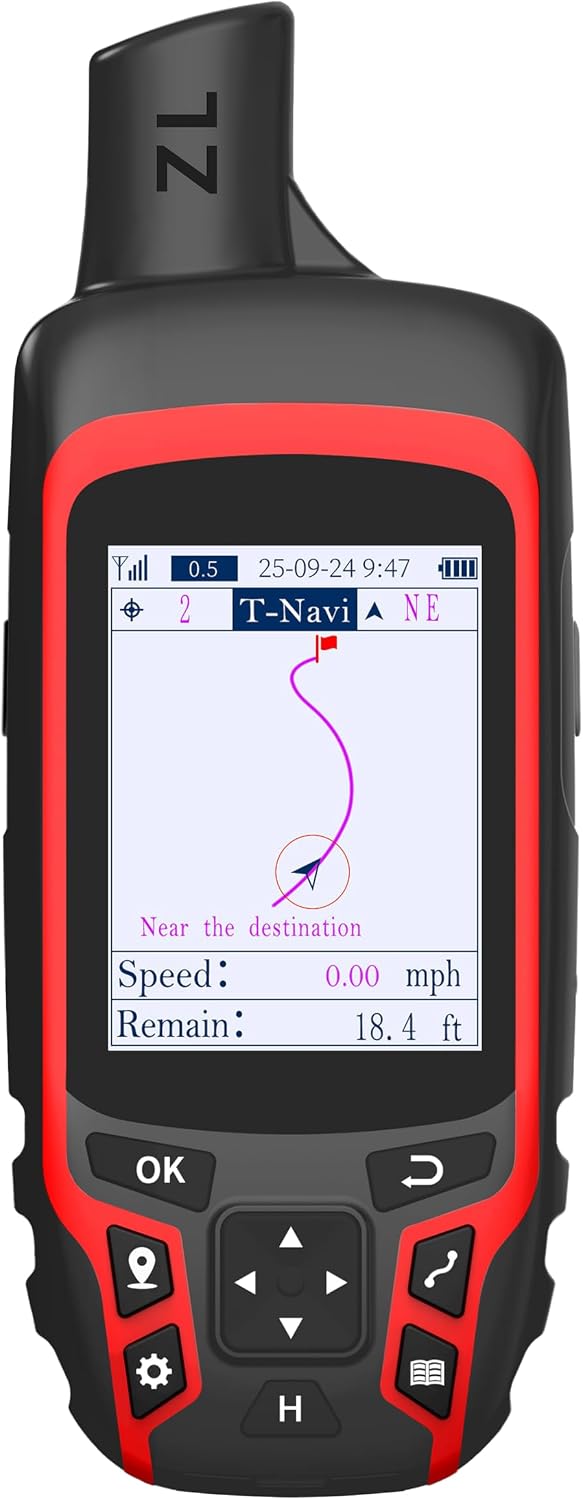 GPS portátil A6 com tela colorida e 20 horas de bateria
