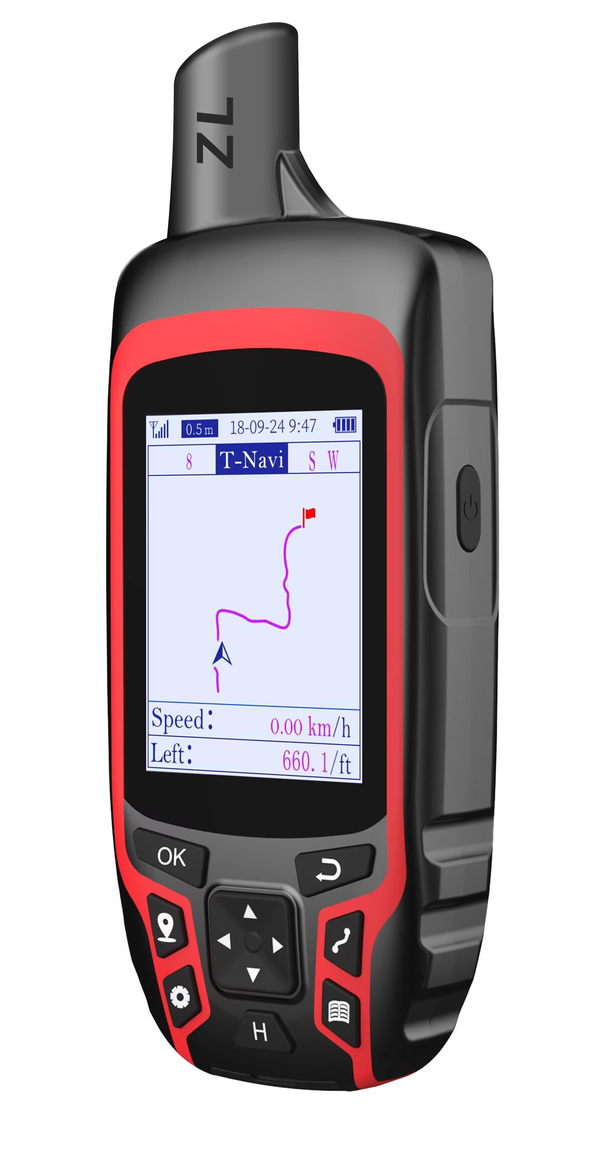 GPS portátil A6 com suporte Multi-GNSS para trilhas