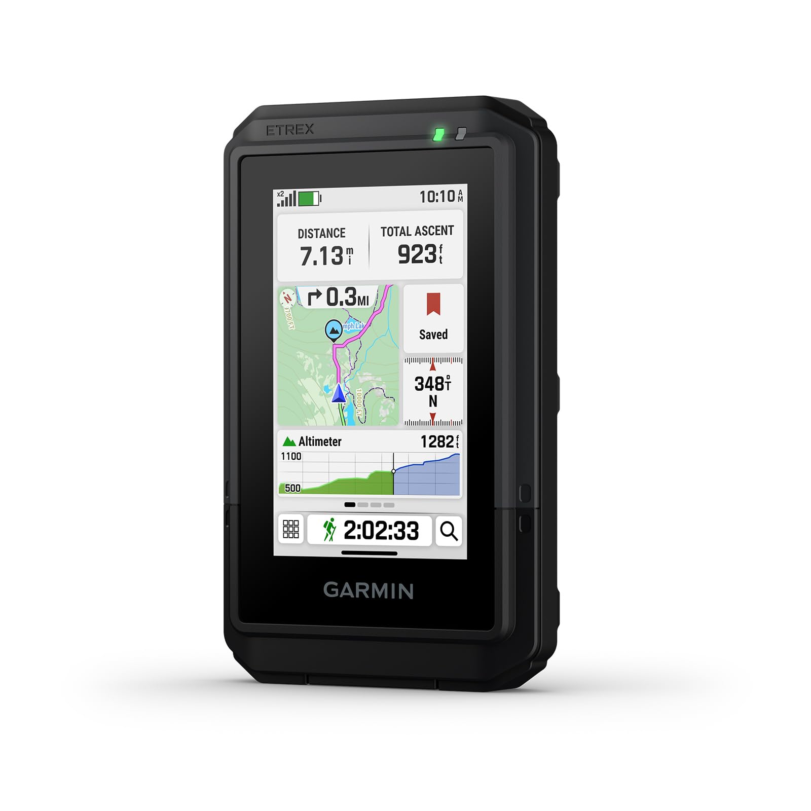 GPS de mão Garmin eTrex Touch com tela colorida sensível ao toque