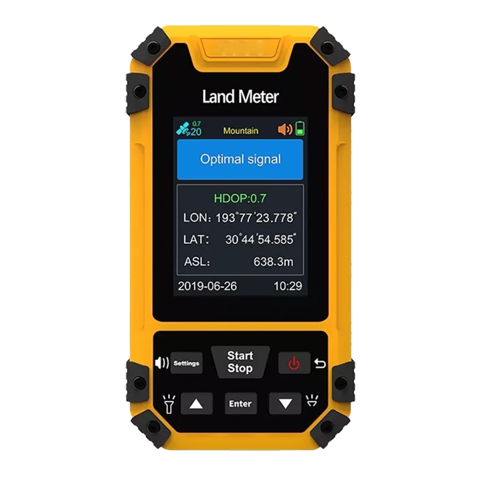 GPS portátil LiebeWH com tela colorida de 2,4 polegadas