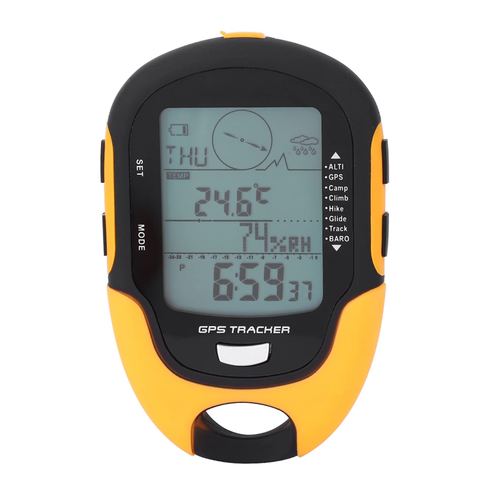 Receptor GPS de navegação ultracompacto com altímetro digital