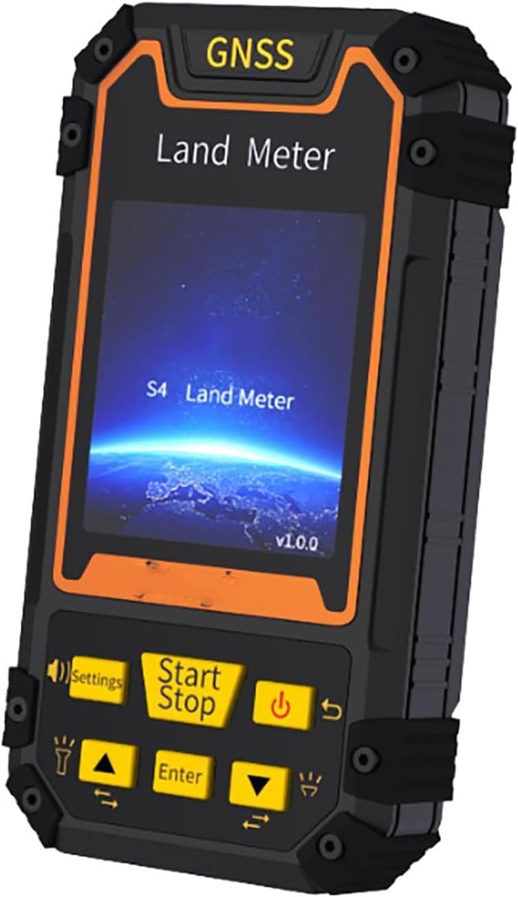 Medidor de terreno GPS portátil com registro de dados