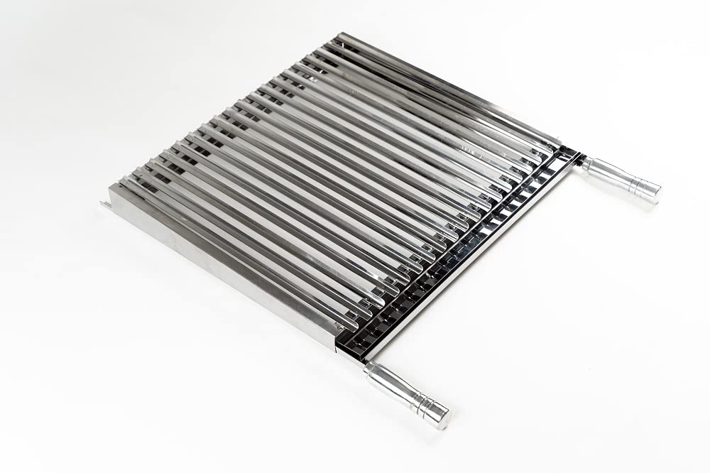 Grelha argentina de inox VIP de 60 por 50 centímetros