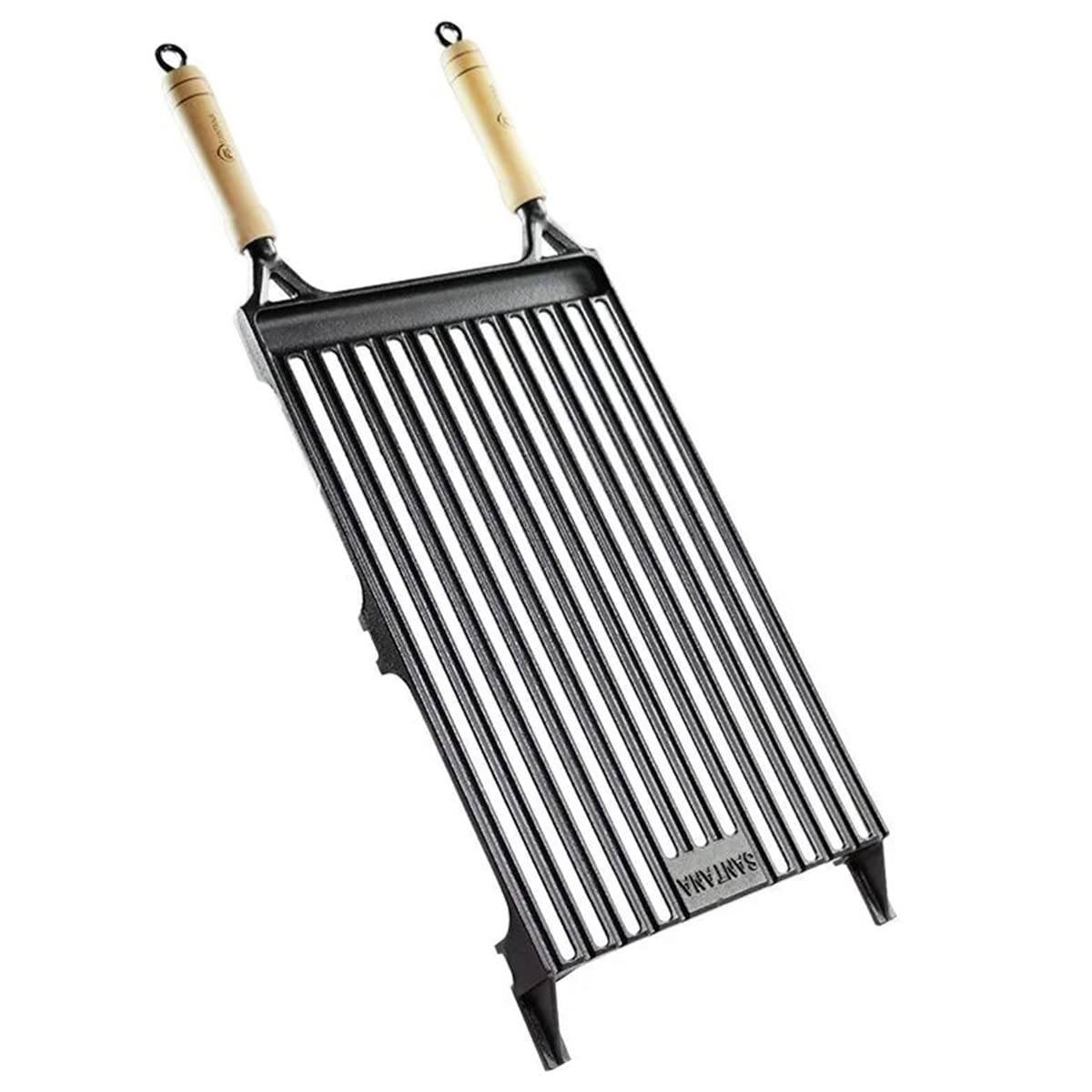 Grelha picanheira de ferro fundido para selar carnes nobres