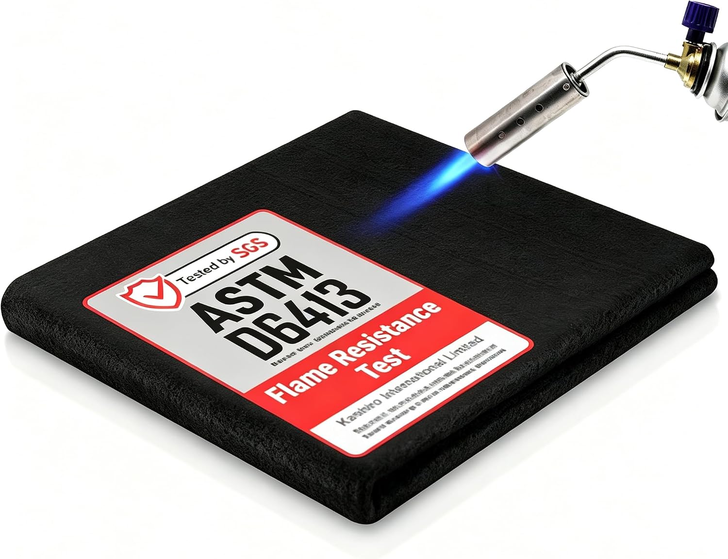 Cobertor de solda de feltro de carbono para protecao térmica