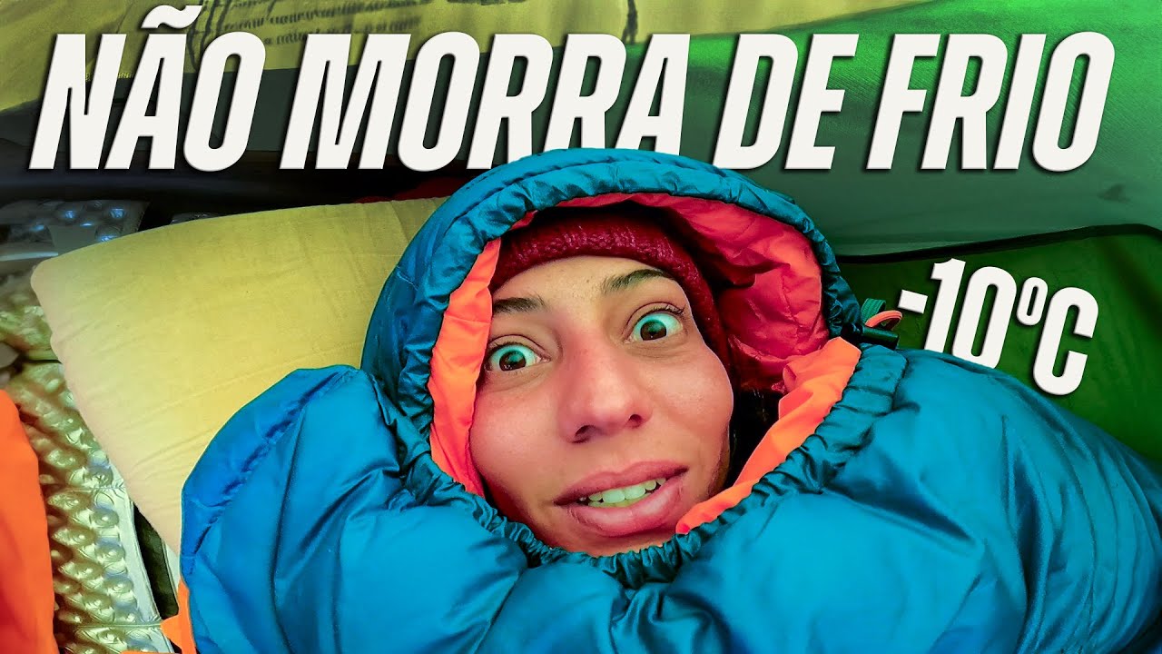 Vídeo sobre sistema de dormir para frio extremo no acampamento
