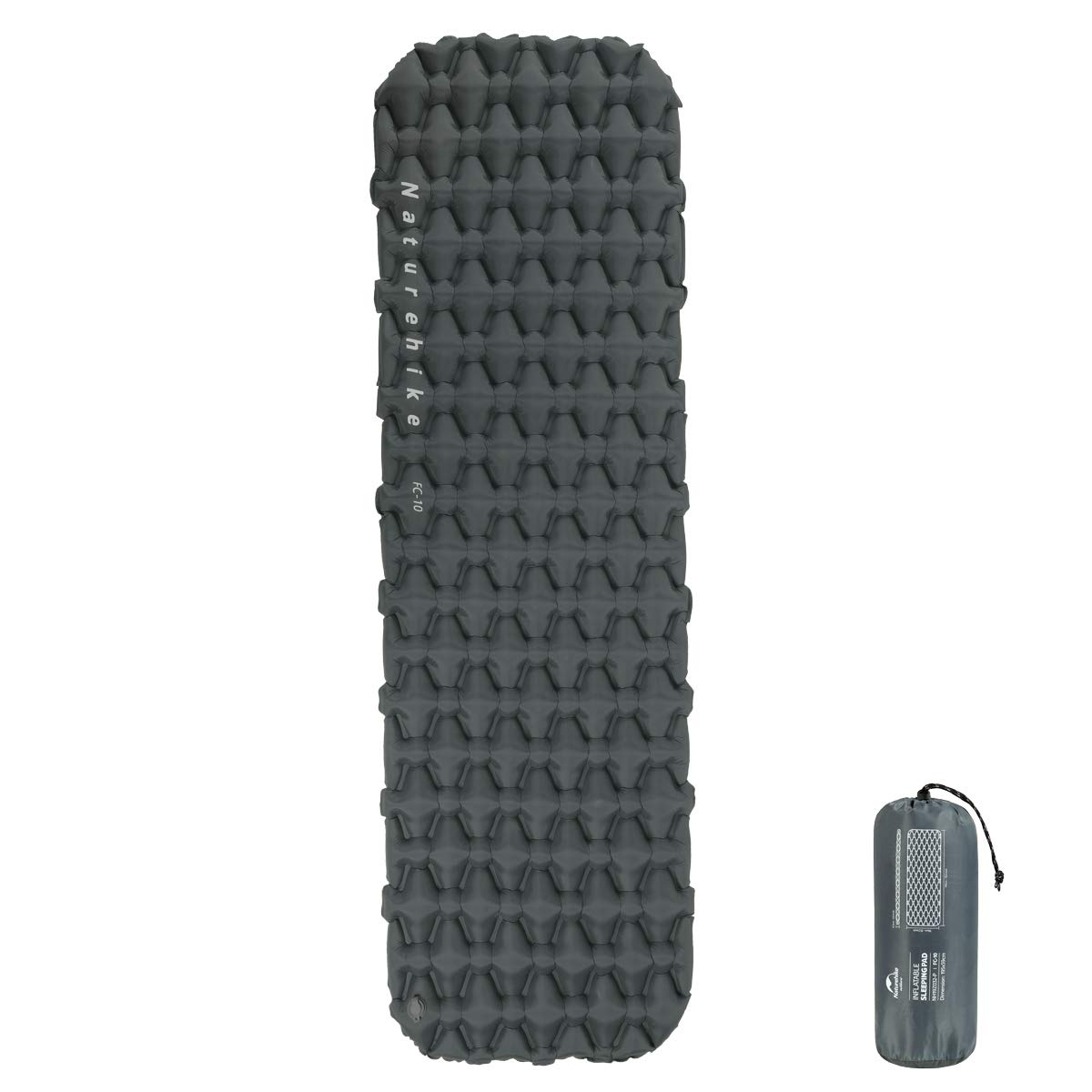 Isolante inflável ultralight Naturehike de 6,5 cm