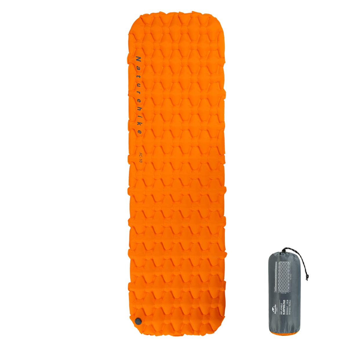 Isolante inflável Naturehike FC-10 com bomba de pé embutida