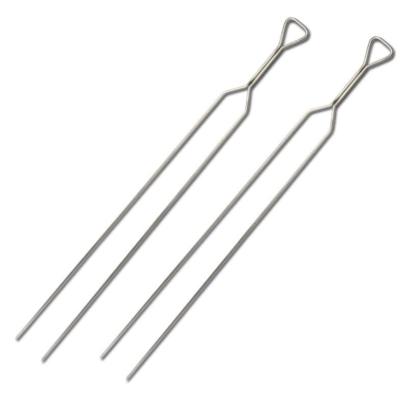 Kit com dois espetos duplos Gastrobel N85 de 85 centímetros