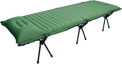 Kit BASK LayDay com cama dobrável de alumínio e colchonete inflável automático