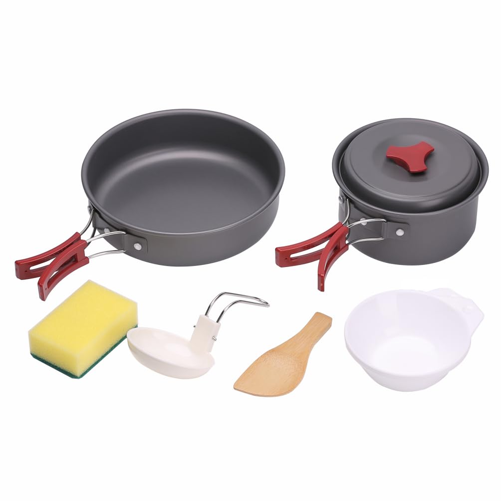Conjunto de panelas NTK Camp 2 com 7 peças