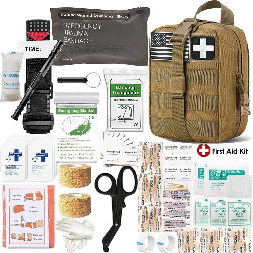 Kit IFAK EMT Molle de sobrevivência com torniquete