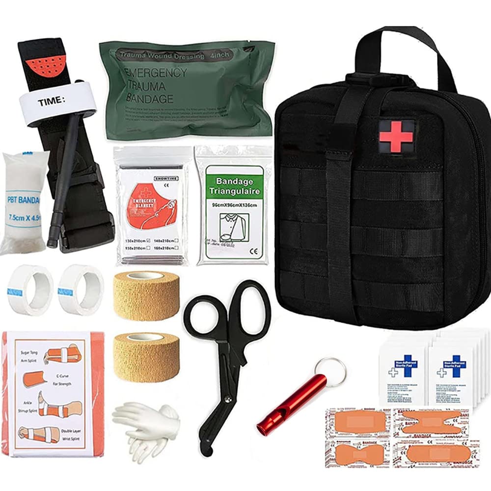 Kit IFAK EMT com torniquete para primeiros socorros
