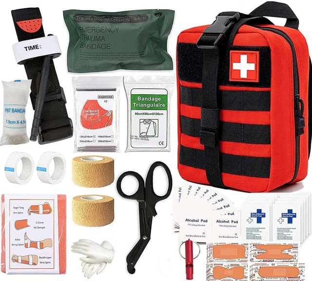 Kit médico mini tático de sobrevivência compacto
