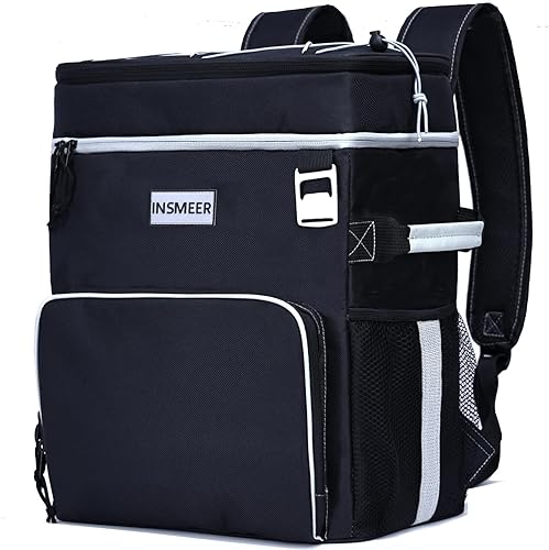 Mochila térmica INSMEER de 25 litros na cor preta
