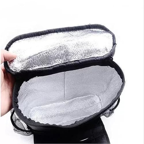 Organizador portátil com bolsa térmica cooler multiuso para carro