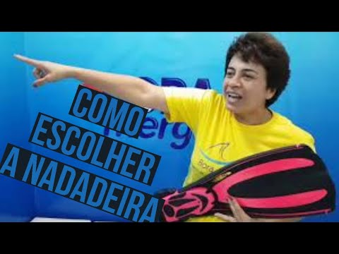 Vídeo sobre como escolher nadadeira para mergulho com cilindro