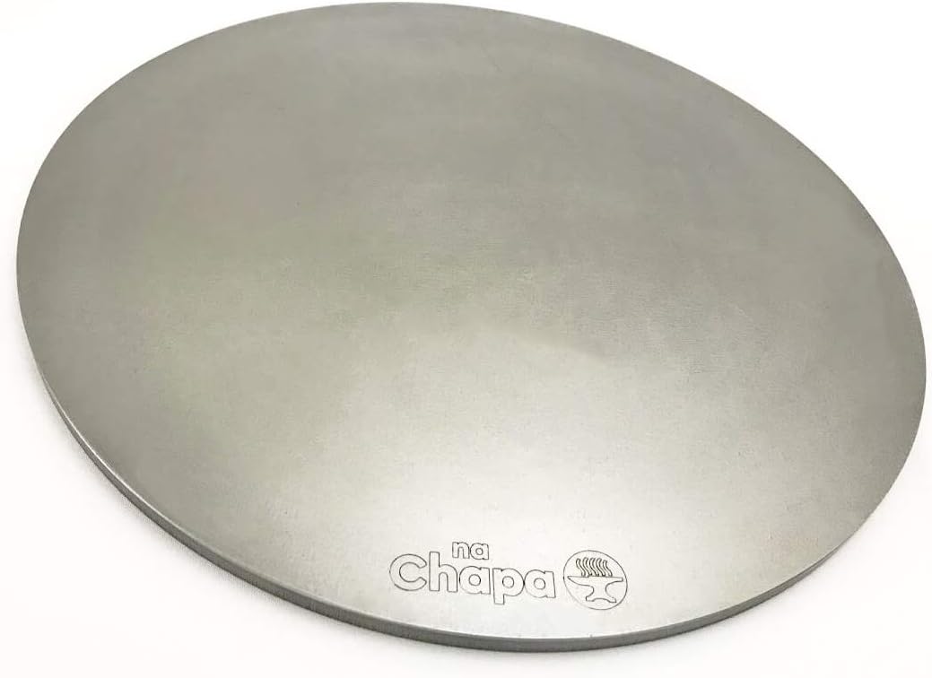 Chapa de aço na Chapa redonda de 35,5 cm para pizza