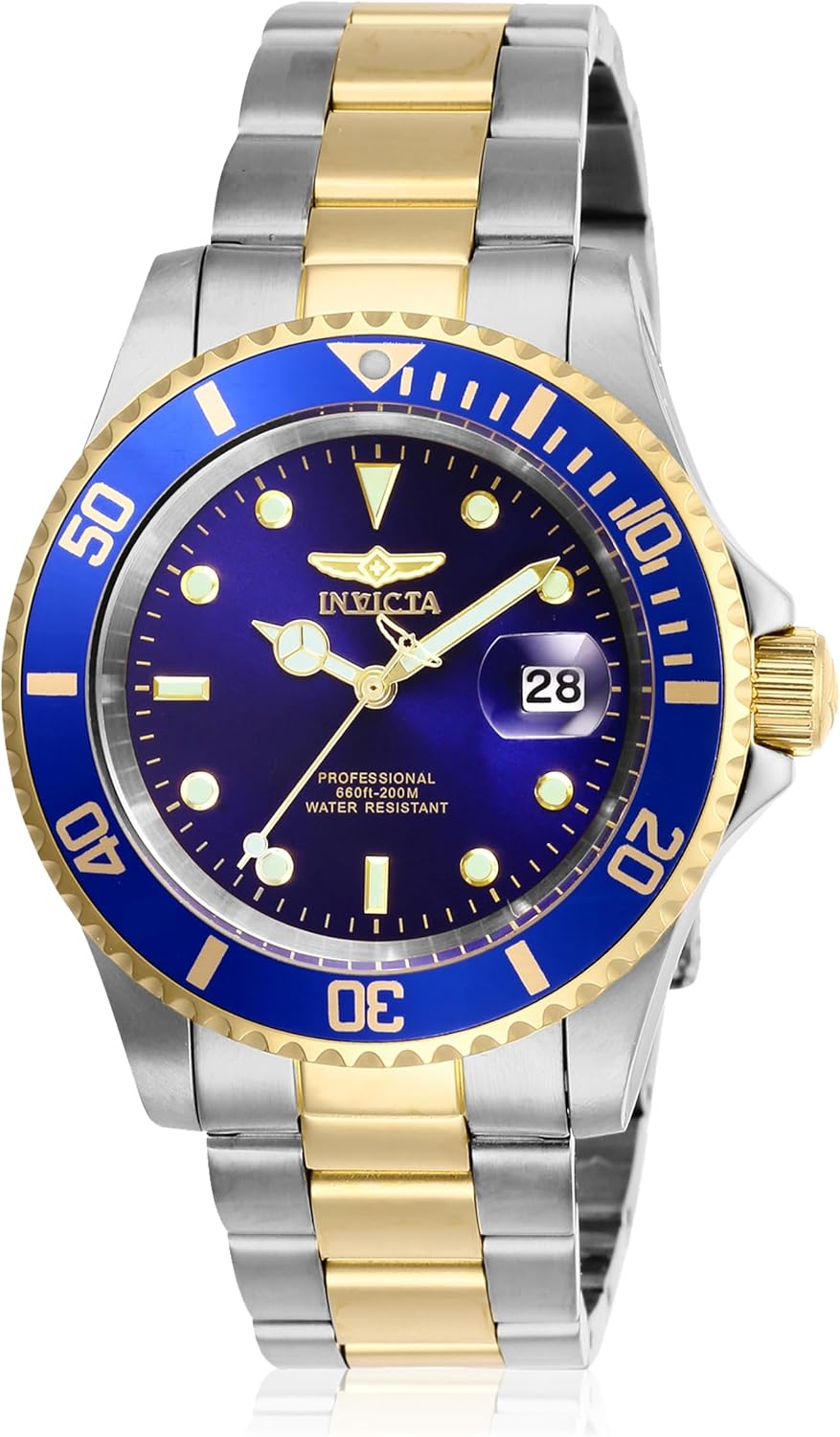 Relógio Invicta Pro Diver de quartzo com bracelete de aço