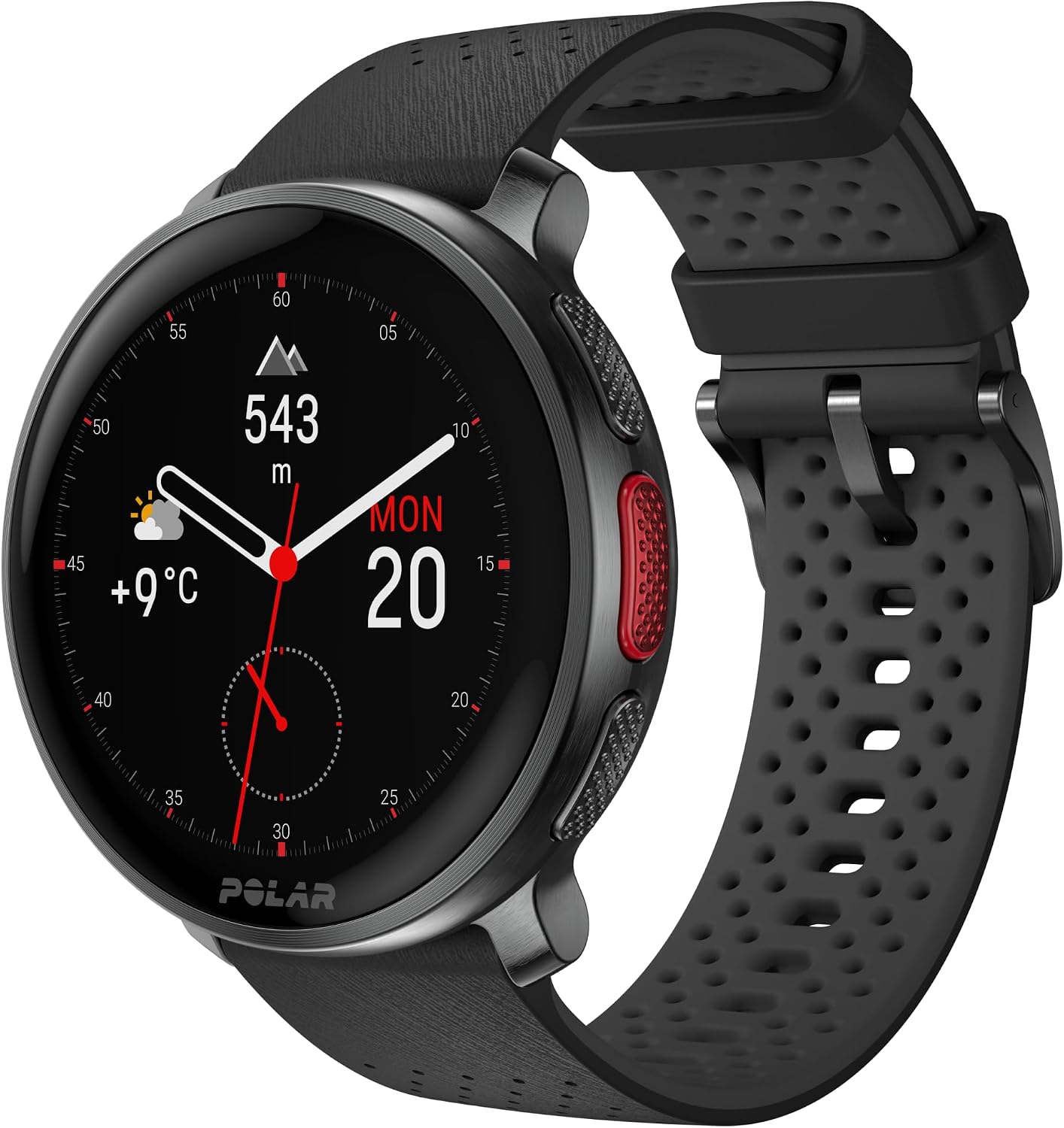 Relógio Polar Vantage V3 com GPS de dupla frequência e mapas offline