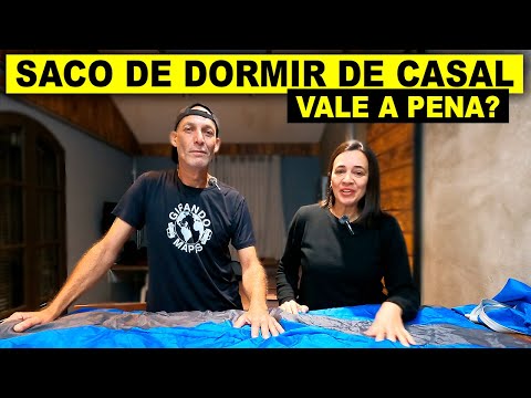 Saco de dormir com capuz incorporado em uso diário