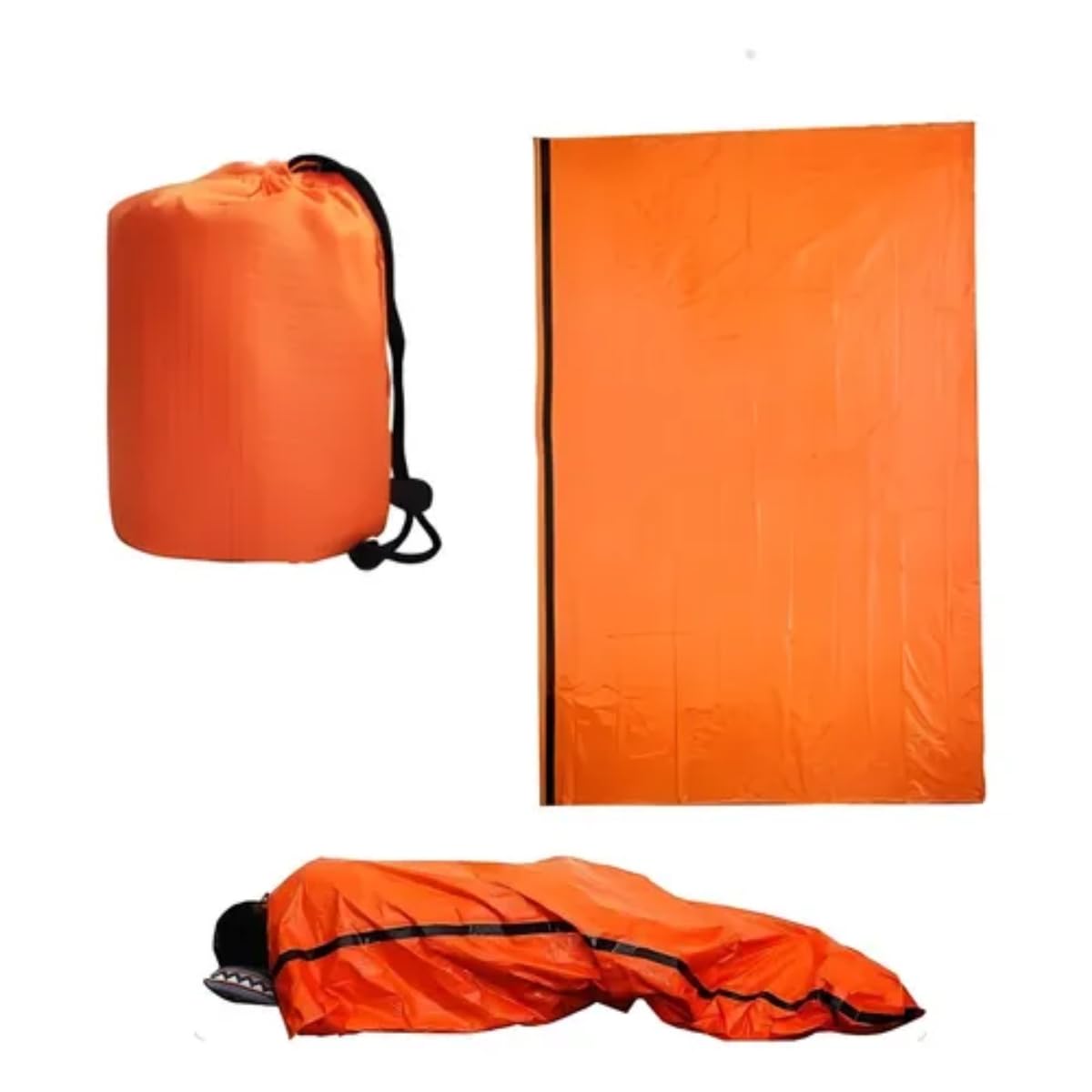 Saco de dormir térmico de emergência ultralight portátil
