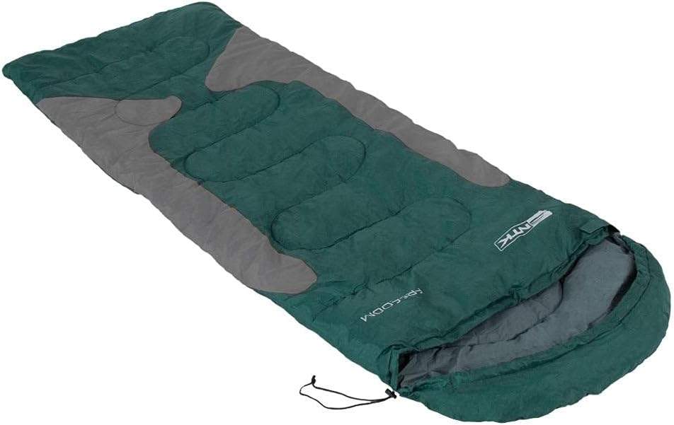 Saco de dormir NTK Freedom misto com capuz curvo e zíper completo