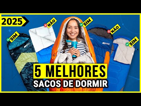 Sacos de dormir para conforto e proteção térmica