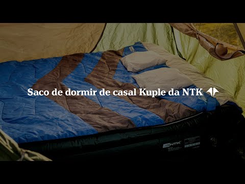 Review de saco de dormir de casal com zíper duplo