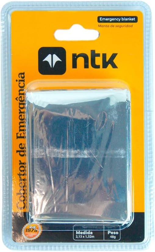 Saco de emergência Nautika de PET aluminizado laranja