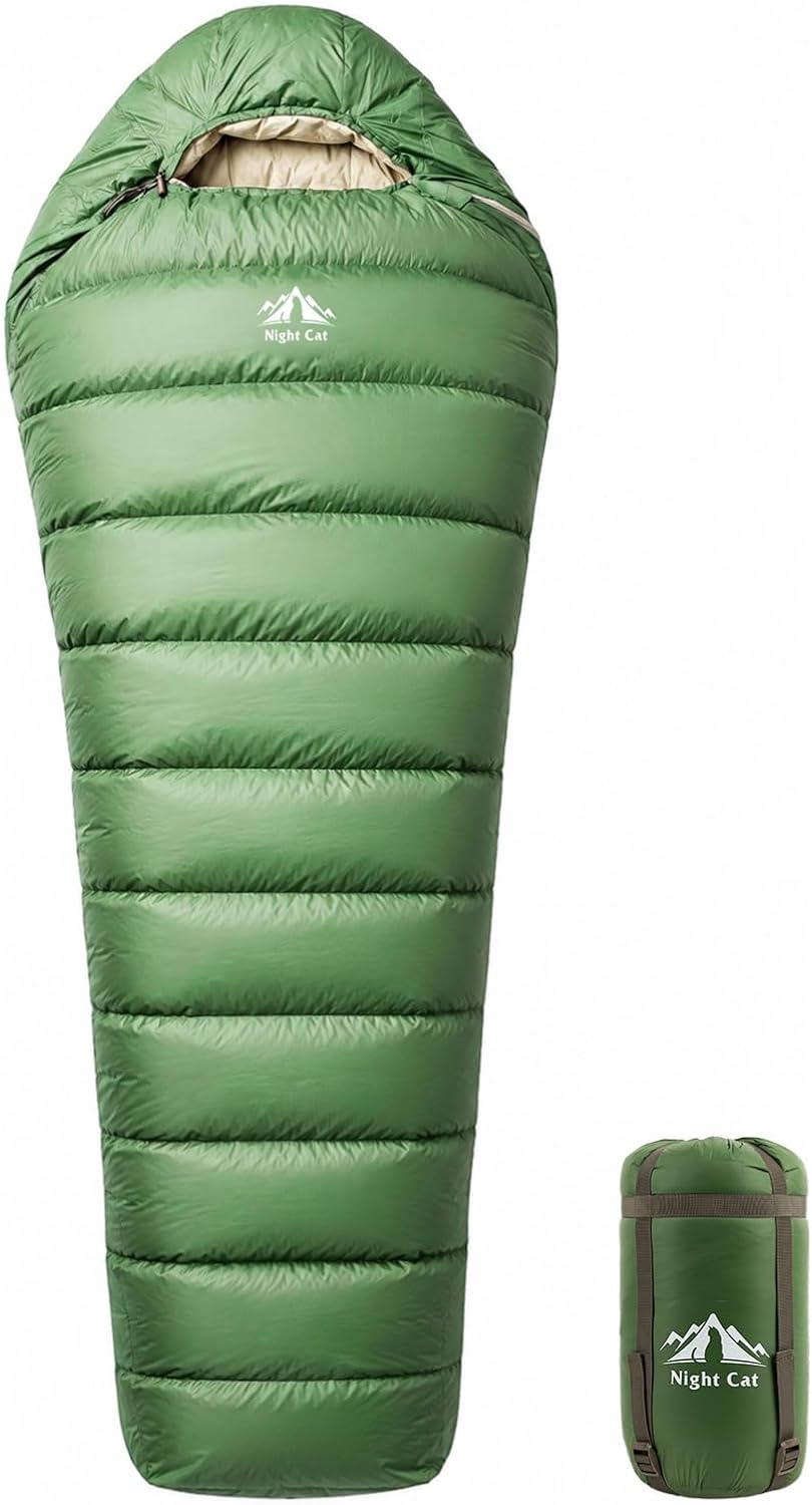Saco de dormir Night Cat de pluma de pato 600 fill para -15 graus