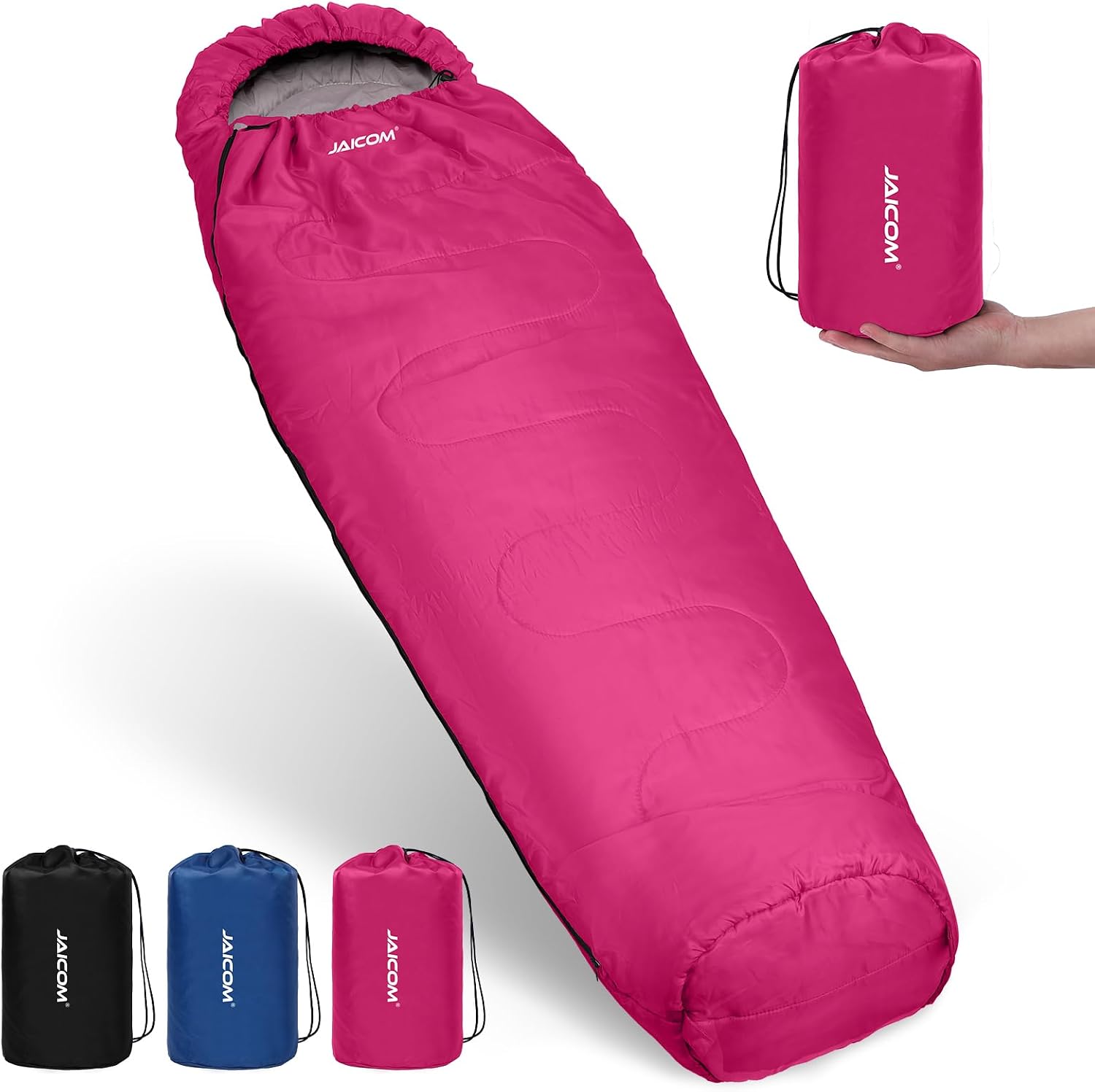 Saco de dormir JAICOM tipo múmia para frio de nove graus negativos