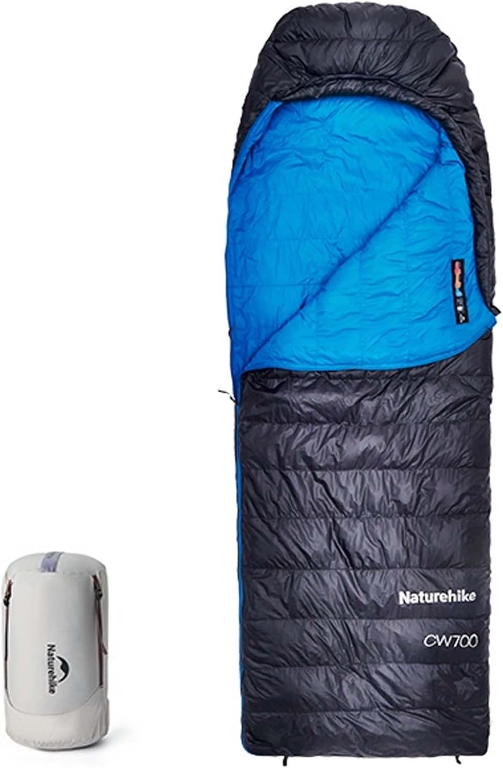 Saco de dormir de pluma Naturehike CW700 para frio intenso