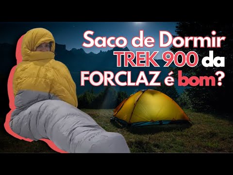 Review de saco de dormir de penas para frio