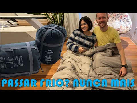 Unboxing de saco de dormir para temperaturas negativas