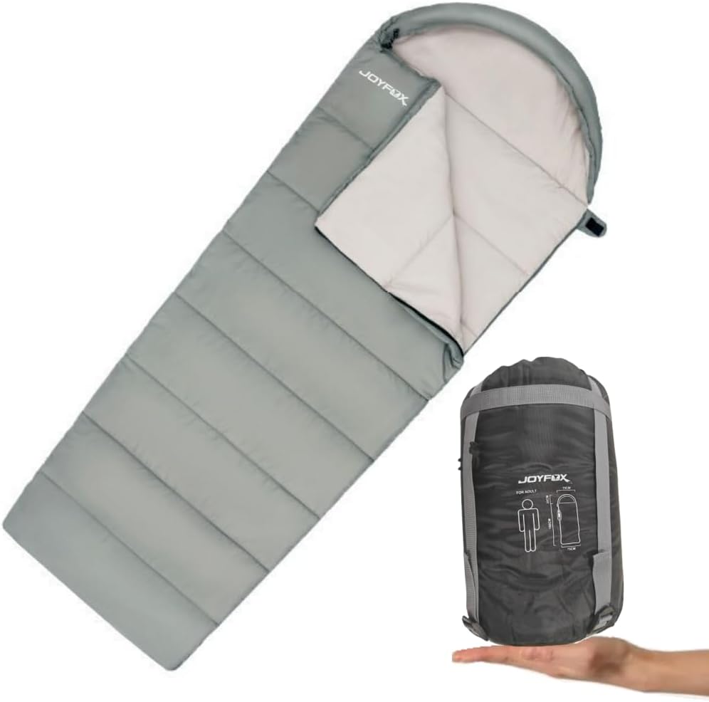 Saco de dormir JOYFOX térmico casal ou solteiro para frio