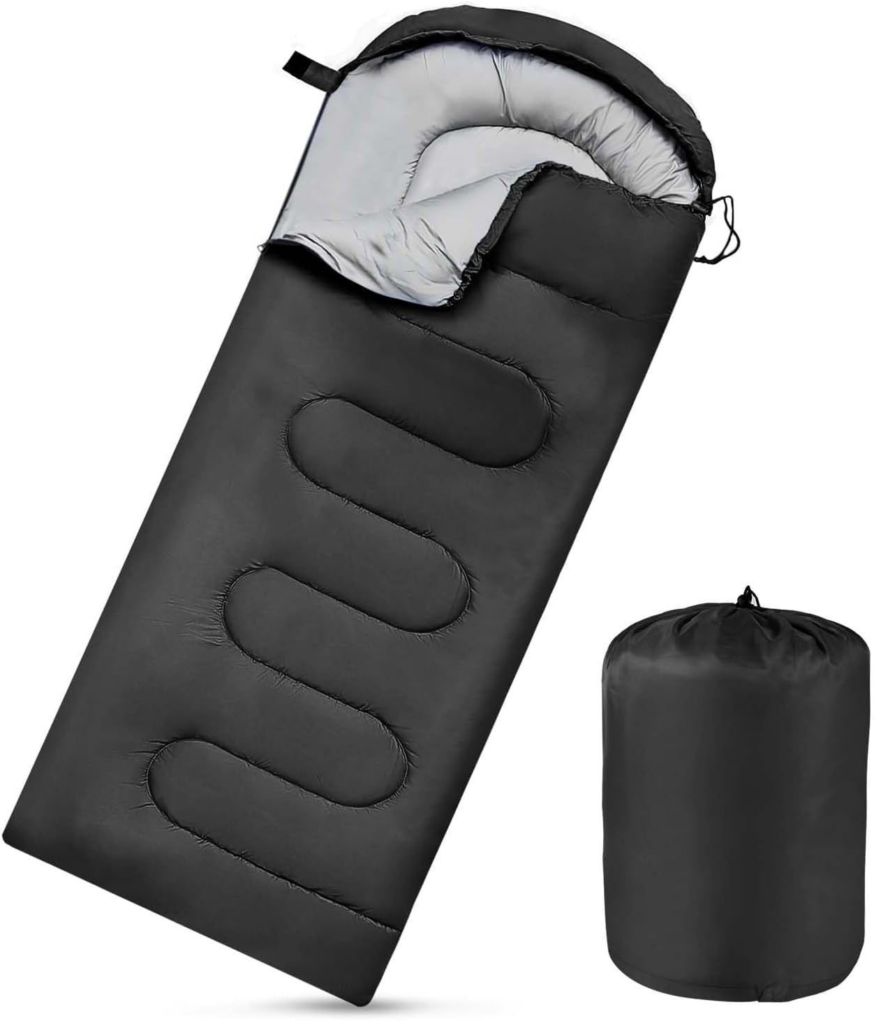 Saco de dormir OBTANIM para frio e calor com saco de compressão