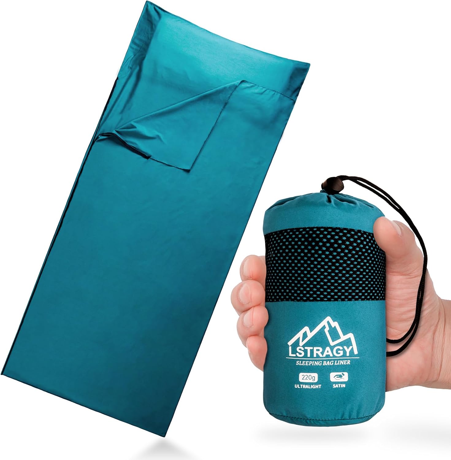 Liner de cetim LSTRAGY ultraleve para verão