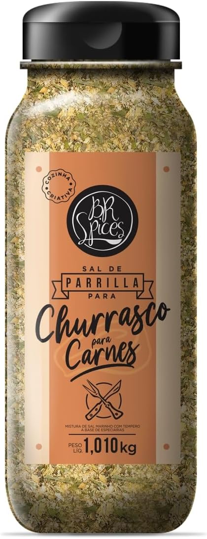 Sal de parrilla BR Spices em embalagem de 1,01 kg