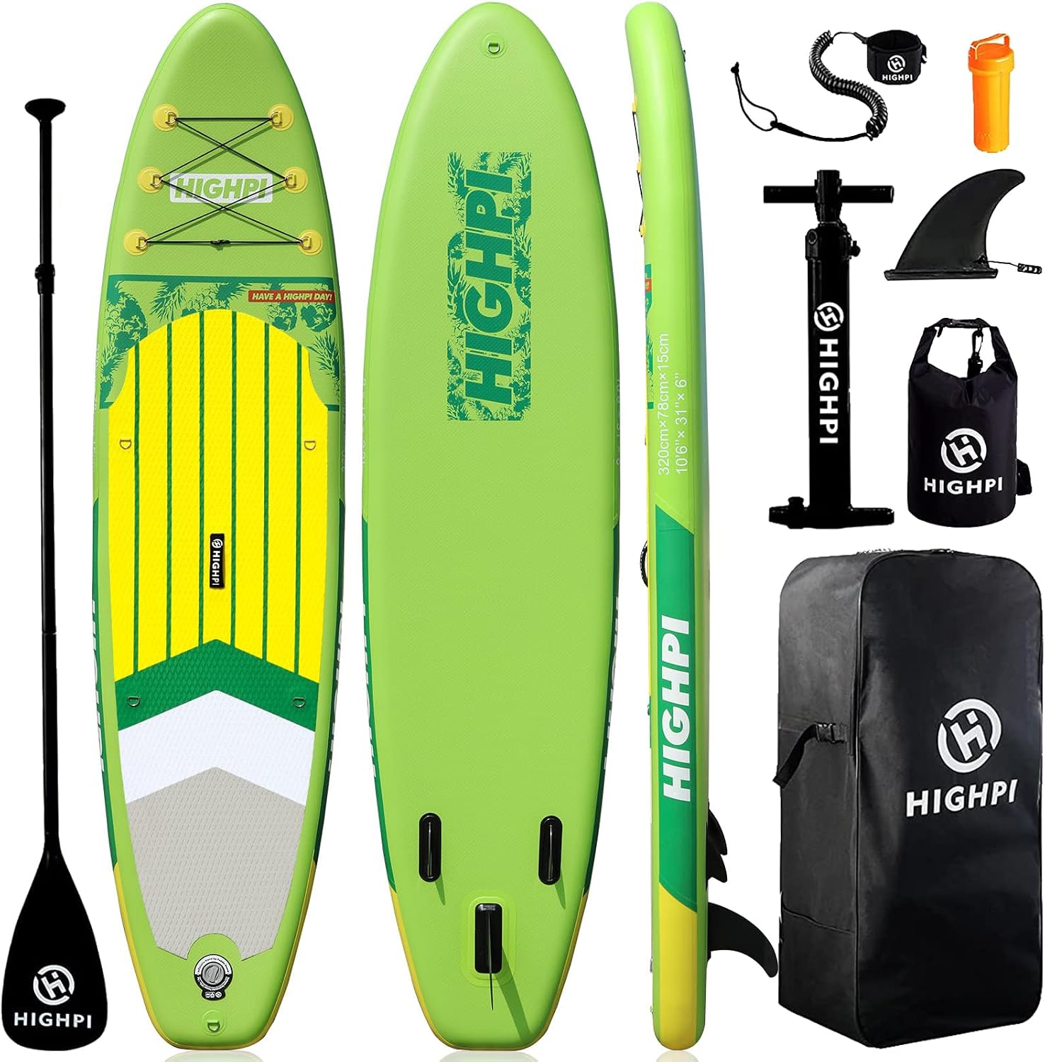 Prancha de stand up paddle inflável Highpi de 10'6