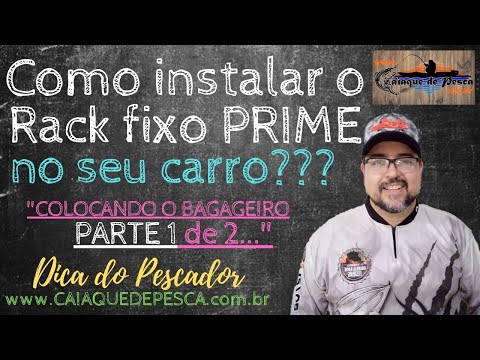 Como instalar rack fixo de teto no carro